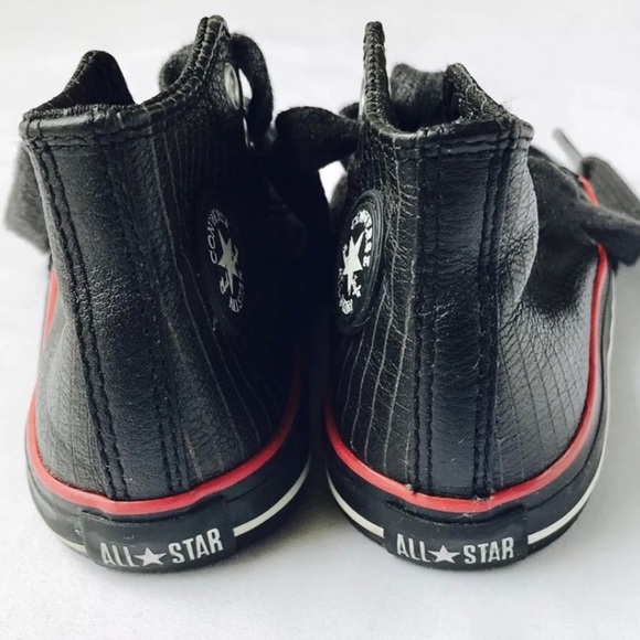 Converse All Star High Top Pin Stripe Black 5 - Picture 4 of 5